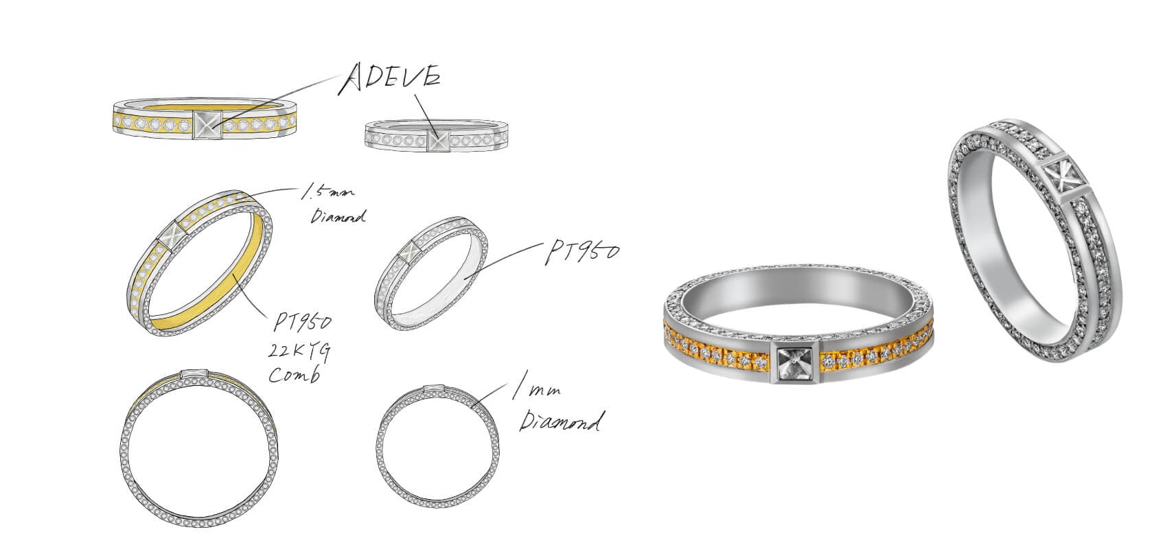 Capture your unique story in a ring.